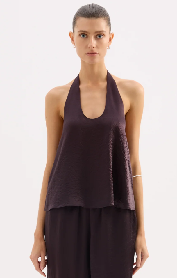 Ana Halter Top Sumac