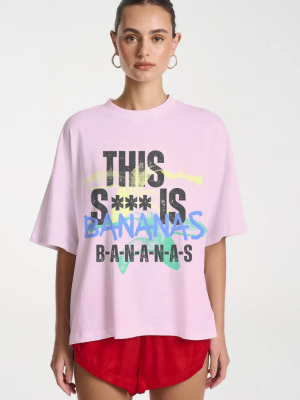 Banana OS Tee Pink