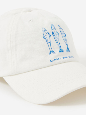 Pip Everyday Cap White Summer Fish