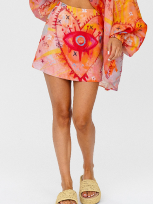Romy Skirt Electric Sun