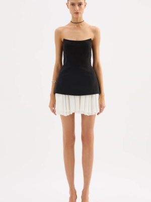 Noosha Mini Dress Black Splice