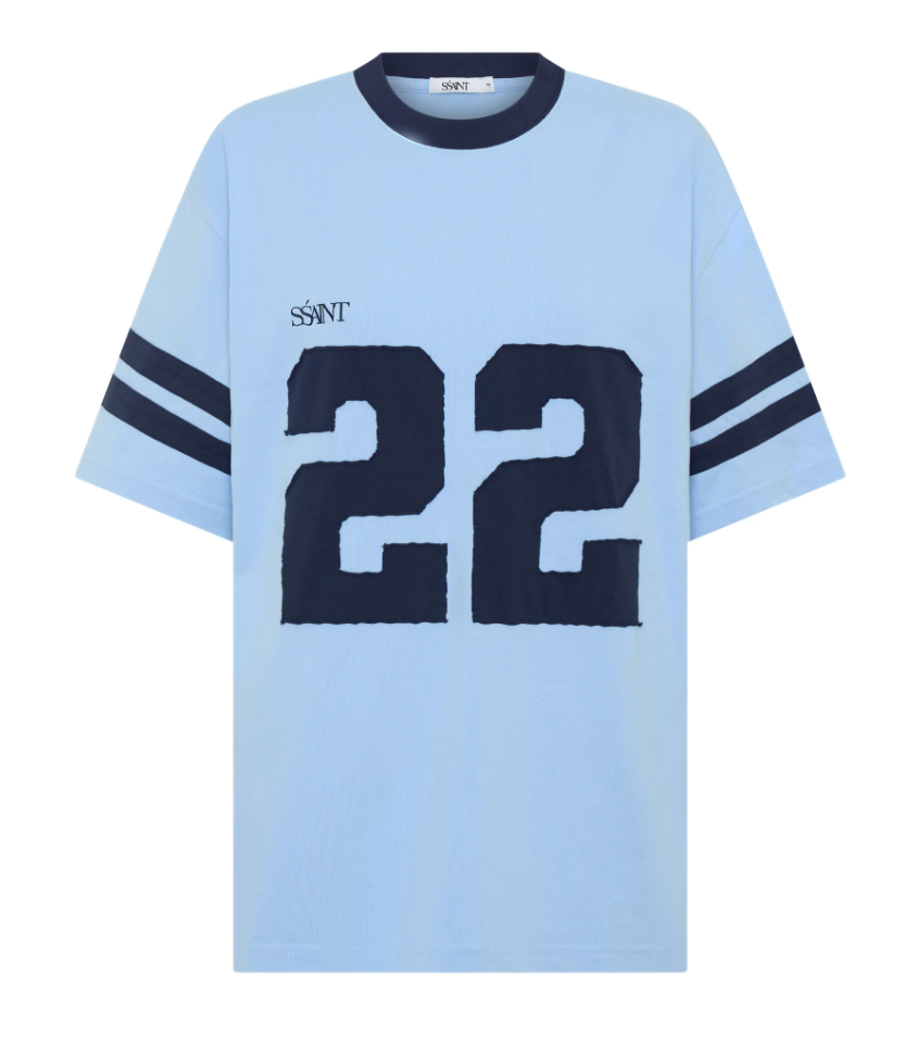 22 Motion Tee Powder Blue & Navy