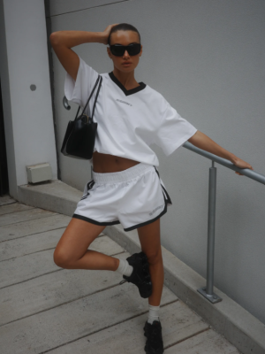 Reflective V Shorts White