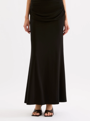 Hana Maxi Skirt Black