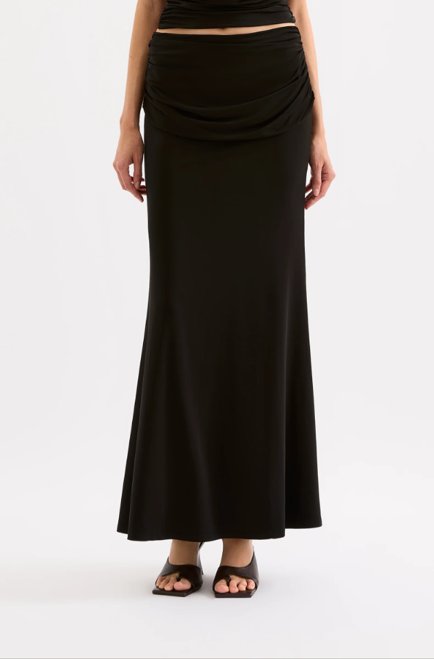 Hana Maxi Skirt Black