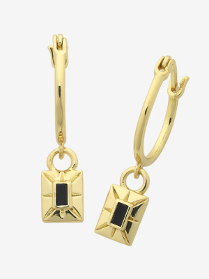 Ambrosia Gold Jet Earring