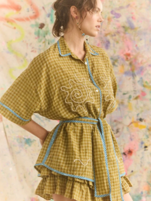 Hulia Check Token Shirt