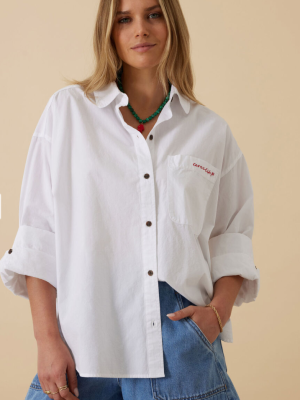 Miya Beach Shirt White Summer With Ceres