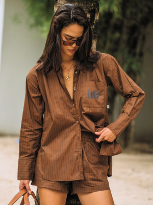 Ajja Pocket Shirt Mocha
