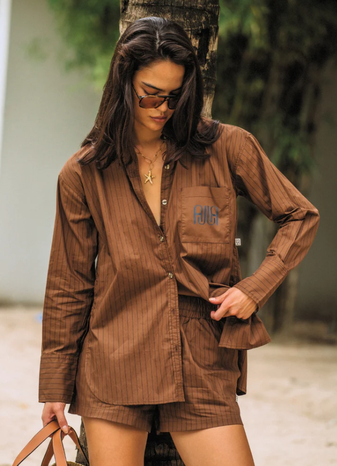 Ajja Pocket Shirt Mocha