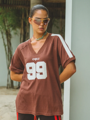Chilli 99 Waffle Tee Mocha