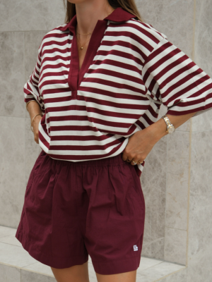 Mila Short Burgundy