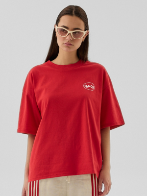 Chillin Tee Poppy Red