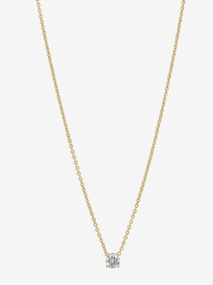 Allegra Gold Clear Necklace