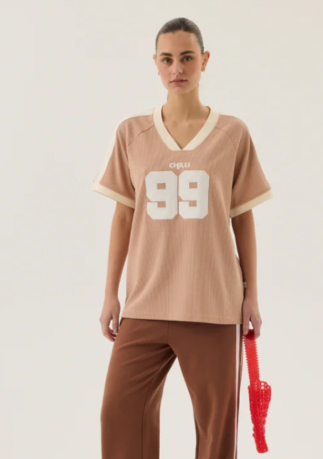 Chilli 99 Waffle Tee Latte