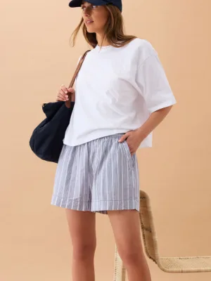 Mila Short College Blue Ladder