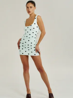 Emma Mini Dress Pinot Drop