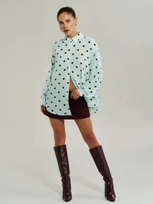 Dotty LS Shirt Pinot Drop
