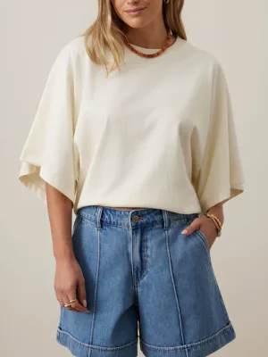 Juno Seamed Short Vintage Blue