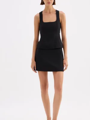 Thea Mini Skirt - Black