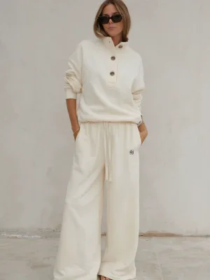 Ivy Wide !eg Trackpant Marshmallow