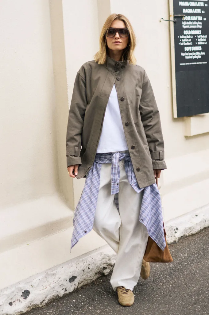 Estelle Funnel Neck Jacket Moss