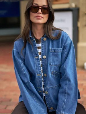 Ziggy Shacket Fresg Indigo