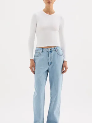 Organic Baggy Jean Soft Blue