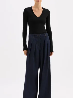 Vita Denim Pant Deep Blue