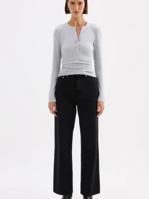 Binx LS Top Grey Marle