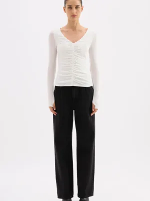Gigi Mesh Top Salt