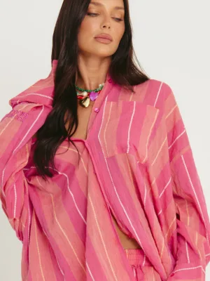 The Don Julio Shirt Pop Stripe Peach