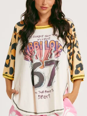 The 67 Raglan Tee Leopard