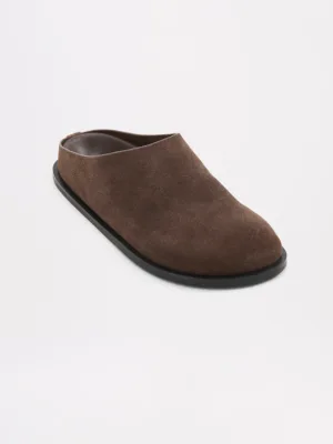 Rami Leather Clog Chocolate