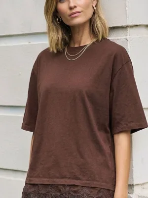 Lacey Tee Chocolate
