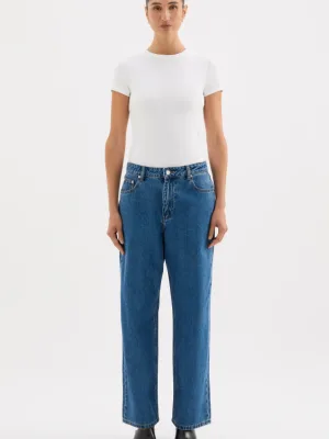 Organic Baggy Jean Royal Blue