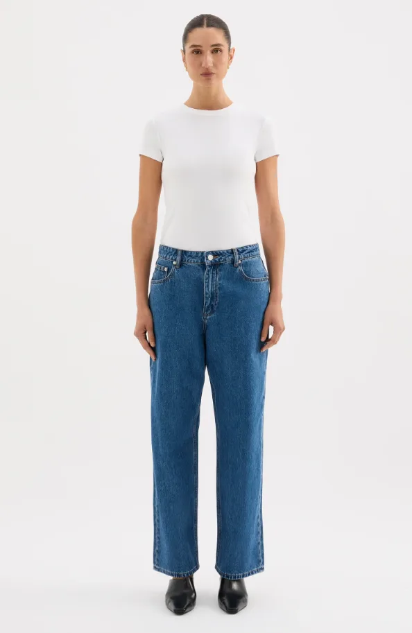 Organic Baggy Jean Royal Blue