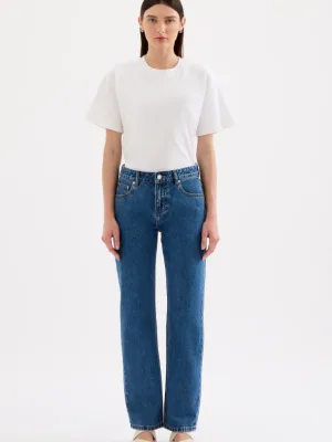 Organic Straight Leg Jean - Royal Blue