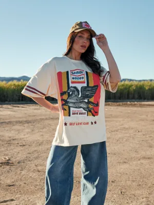 Rodeo Self Love Club Tee - Beige