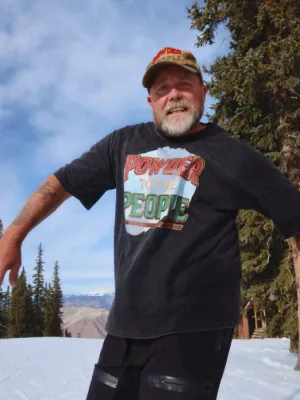 Powder To The People Tee