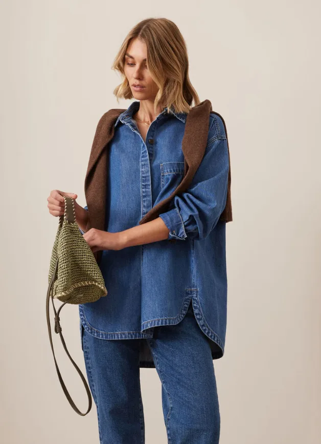 Gwynne Shirt Fresh Indigo