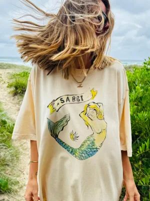 Mermaid Tee - Cream