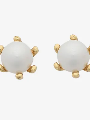 Alia Gold Pearl Earring
