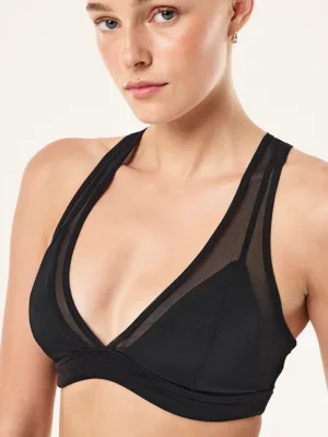 All Out Mesh Sports Bra - Black