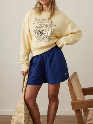 Mila Short Prussian Blue