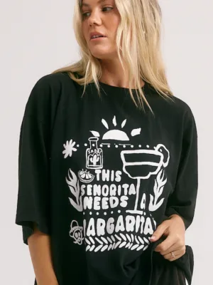 The Margie Tee Black