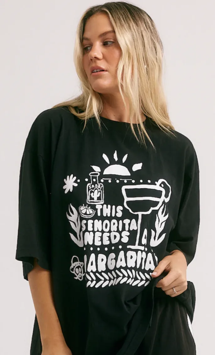 The Margie Tee Black