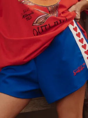 The Mini Hearts Shorts Blue
