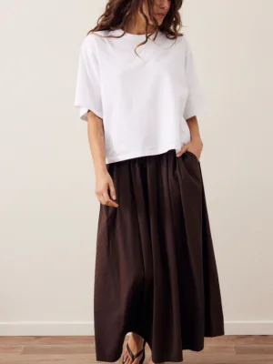Florence Maxi Skirt Chocolate