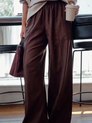 Izzie Pinstitch Pant Chocolate